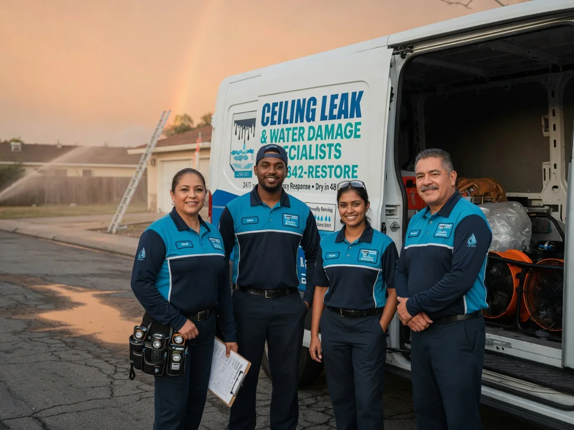 Ceiling Leak Cleanup company in Stanford, IL