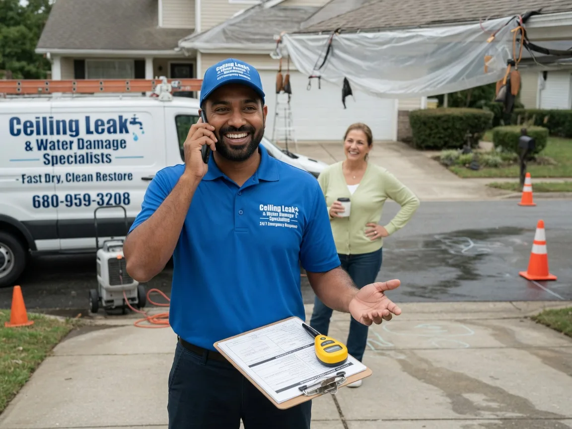 Ceiling Leak Cleanup Stanford, IL FAQs